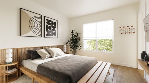 Floor plan for 3 beds, 2.5 baths, 1385 sqft